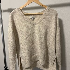 Women's Lucky Brand V-Neck Sweater - Cream